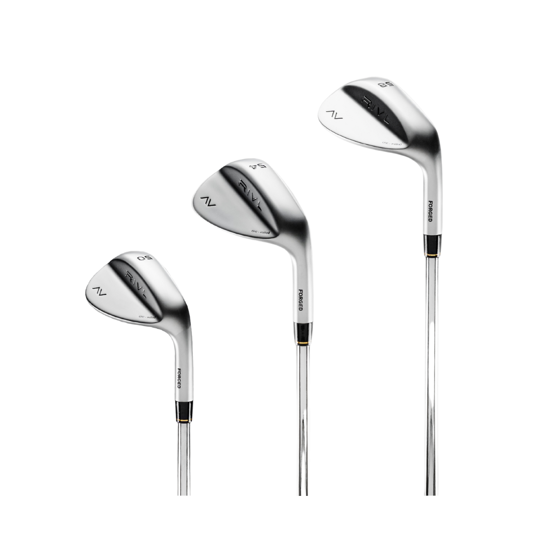 RIVL Golf 3-Wedge Bundle (50°, 54°, 58° - Silver)